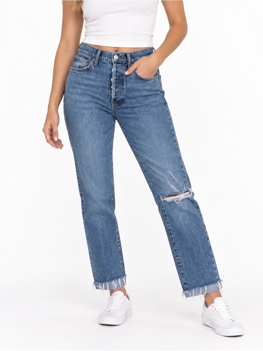 We The Free Skinny Jeans in Medium Blue Wash